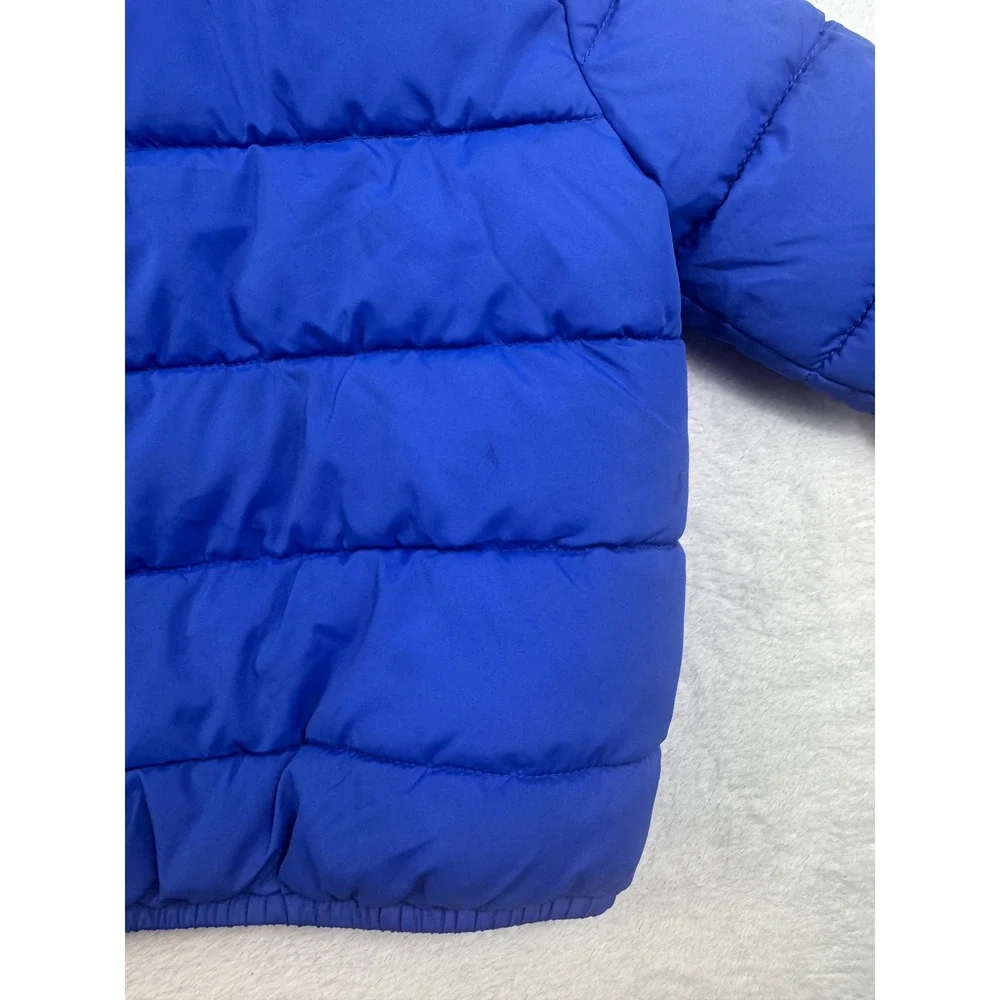 The Childrens Place Boys Blue Hooded Puffer Jacket Size 3T RN59284 CA40465